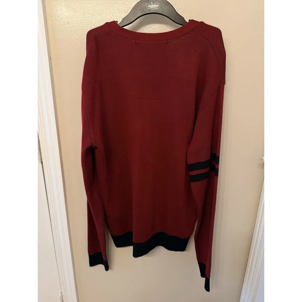 We Love Fine Marvel Deadpool Cardigan Sweater Men’s XL Comic Graphic Buttons